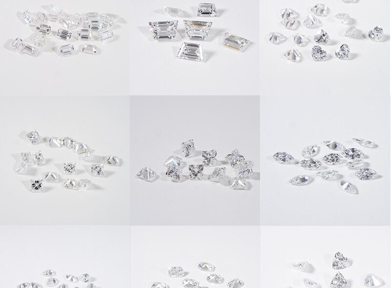 Fancy Shape 0.03ct to 1.0ct Melee Diamond HPHT Lab Grown Diamond